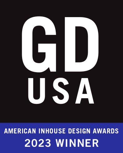 Graphic Design USA (GDUSA) American Inhouse Design Awards certificate