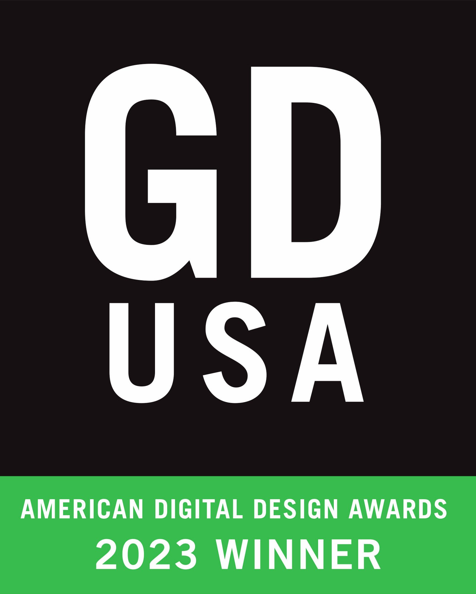 Graphic Design USA (GDUSA) American Digital Design Awards certificate